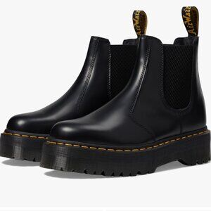 2976 Quad Smooth Leather Platform Chelsea Boots